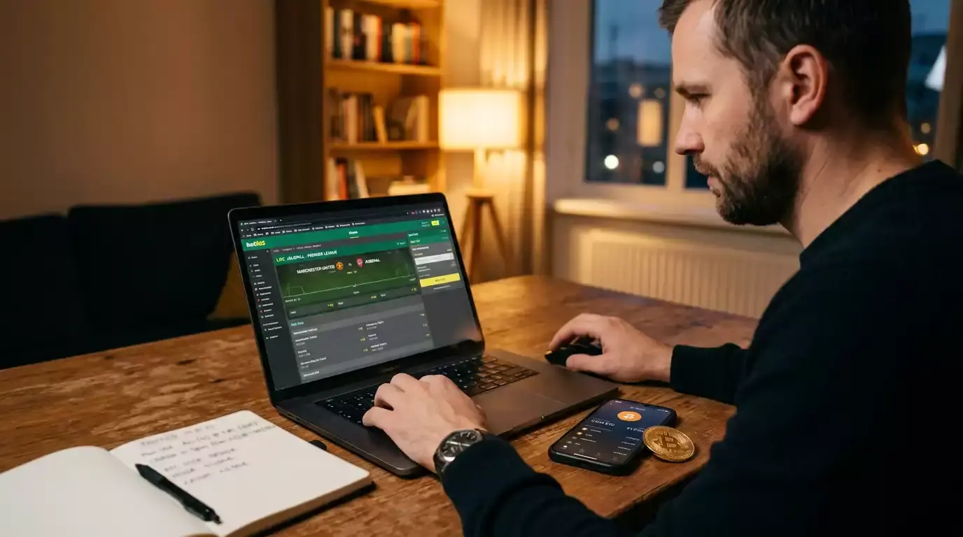 Bitcoiniga spordiennustuste tegemise samm-sammult juhend algajatele